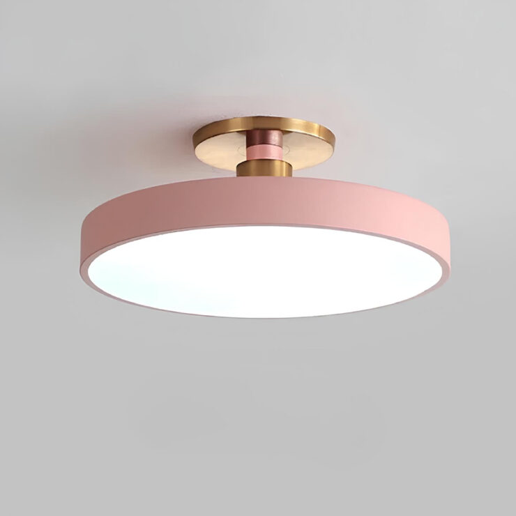 Lustre sans fil au design nordique coloré