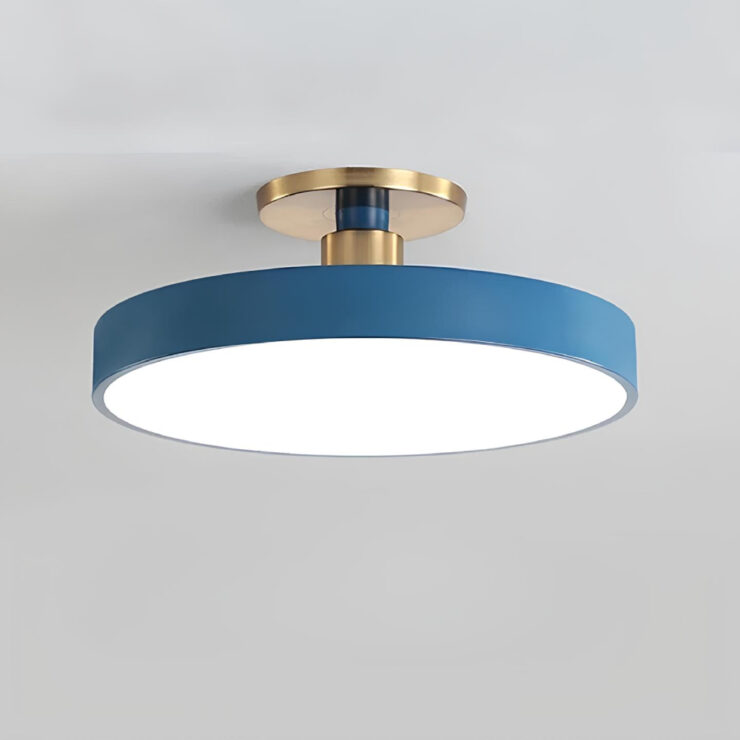 Lustre sans fil au design nordique coloré