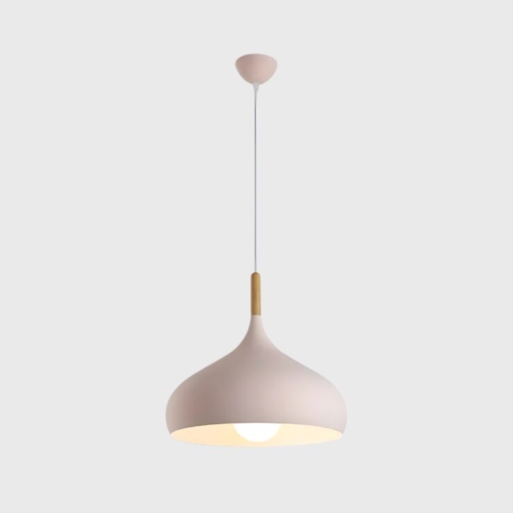 Lustre scandinave en forme de dôme