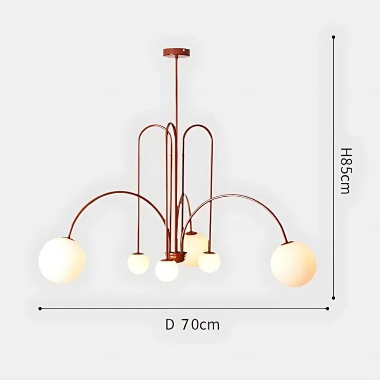 Lustre bureau cascade de lumière