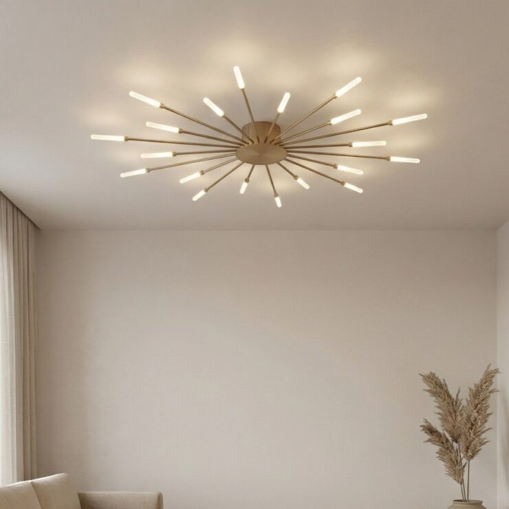 Lustre plafonnier LED design moderne