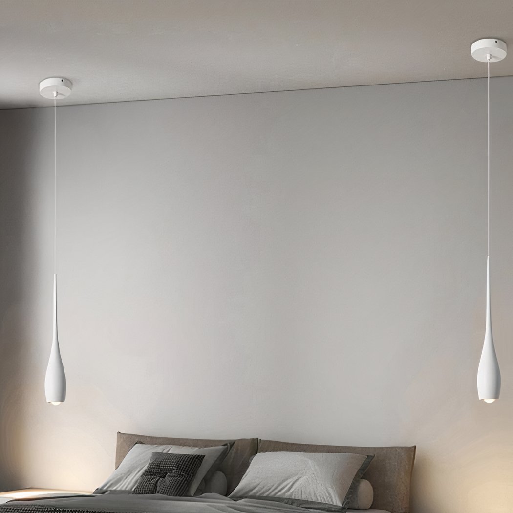 Lustre suspendu forme goutte design contemporain – Image 4